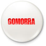 printfashion Gomorra logo - Kitűző, hűtőmágnes - Fehér (3087473)