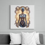 printfashion Istennő - Vászonkép - Fehér (14849851)