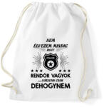 printfashion Élvezem, hogy rendőr vagyok - Sportzsák, Tornazsák - Fehér (7695645)