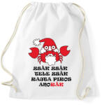 printfashion Télapó itt van - rák - Sportzsák, Tornazsák - Fehér (4103817)