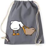printfashion capybara és pelikán - Sportzsák, Tornazsák - Grafitszürke (14717654)