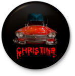 printfashion christine - Kitűző, hűtőmágnes - Fekete (3098994)