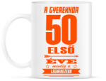 printfashion Az első 50 év! - Bögre - Fehér (1924781)