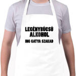 printfashion Legénybúcsú - Kötény - Fehér (5040023)