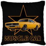 printfashion Muscle car - Párnahuzat, Díszpárnahuzat - Fekete (13312475)