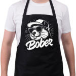 printfashion Menő Bober - Kötény - Fekete (15963980)