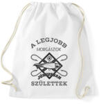 printfashion Horgász június - Sportzsák, Tornazsák - Fehér (5732781)
