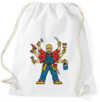 printfashion Ezermester - Sportzsák, Tornazsák - Fehér (14015317)