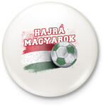 printfashion Hajrá magyarok - Kitűző, hűtőmágnes - Fehér (14675579)