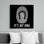 printfashion It's my DNA - Vászonkép - Fekete (6653885)