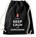 printfashion I AM HUNGARIAN - Sportzsák, Tornazsák - Fekete (10493482)
