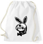 printfashion Playboy nyuszi csontváz - Sportzsák, Tornazsák - Fehér (5672080)