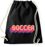 printfashion Soccer - Sportzsák, Tornazsák - Fekete (4997343)