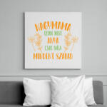 printfashion Nagymama olyan mint anya - Vászonkép - Fehér (7062702)