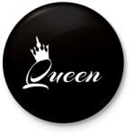 printfashion queen - Kitűző, hűtőmágnes - Fekete (12415357)