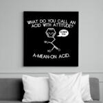 printfashion ACID - Vászonkép - Fekete (6643067)