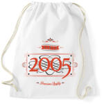 printfashion since-2005-red-black - Sportzsák, Tornazsák - Fehér (538289)