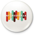 printfashion Nyíregyháza - Színes - Kitűző, hűtőmágnes - Fehér (7140210)