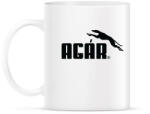 printfashion Agár / greyhound logó (fekete) - Bögre - Fehér (2293033)