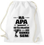 printfashion Ha apa nem tudja megjavítani - Sportzsák, Tornazsák - Fehér (3904257)
