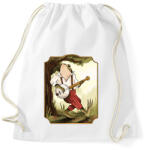 printfashion Vintage béka banjoval - Sportzsák, Tornazsák - Fehér (13243563)