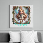 printfashion Mosolyogj! - Vászonkép - Fehér (15338477)