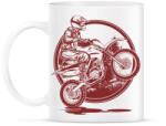 printfashion Motocross - Bögre - Fehér (787664)