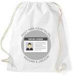 printfashion Most már hivatalos, megvan a jogsim! - Sportzsák, Tornazsák - Fehér (6391432)