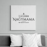 printfashion got-legjobb-nagymama-black - Vászonkép - Fehér (6624458)