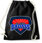 printfashion 60 YEARS BADASS - Sportzsák, Tornazsák - Fekete (9843311)