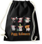 printfashion Piggy Halloween - Sportzsák, Tornazsák - Fekete (14712523)