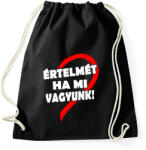 printfashion Minden értelmét veszti - Sportzsák, Tornazsák - Fekete (6072054)