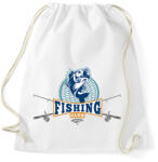 printfashion Fishing club - Sportzsák, Tornazsák - Fehér (2455668)