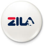 printfashion Zila - Kitűző, hűtőmágnes - Fehér (3081194)