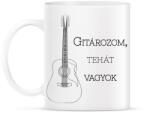 printfashion Gitározom, tehát vagyok - Bögre - Fehér (6371624)