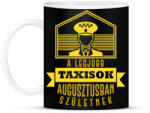 printfashion A legjobb taxisok - Hónappal - Bögre - Fekete (7560229)