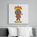 printfashion Cookie Run Kingdom - GingerBrave - Vászonkép - Fehér (6639141)