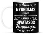 printfashion Hivatásos nagypapa - Bögre - Fekete (9064037)