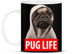 printfashion Pug Life - Bögre - Fekete (2300099)