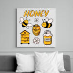 printfashion méhész - Vászonkép - Fehér (14587973)