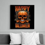 printfashion Halloween Skull - Vászonkép - Fekete (16860296)