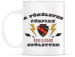 printfashion Tökéletes férfi március - Bögre - Fehér (2720464)