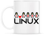 printfashion I love linux - Bögre - Fehér (3531590)