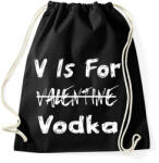 printfashion V for vodka - Sportzsák, Tornazsák - Fekete (2213713)