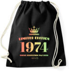 printfashion 1974 - Sportzsák, Tornazsák - Fekete (4463609)