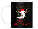 printfashion goat christmas - Bögre - Fekete (1996493)