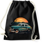 printfashion Retro autó naplementénél - Sportzsák, Tornazsák - Fekete (12896054)