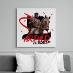 printfashion Árpád fejedelem - Vászonkép - Fehér (9945969)