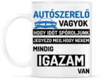 printfashion AUTÓSZERELŐ VAGYOK. . . 2 - Bögre - Fehér (12088071)