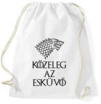 printfashion Közeleg az esküvő - Sportzsák, Tornazsák - Fehér (2824201)